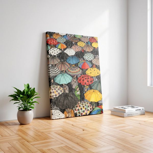 تابلو بوم هیاهوی آرام/ طرح اختصاصی لوکس بوم