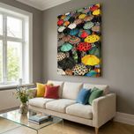 تابلو بوم هیاهوی آرام/ طرح اختصاصی لوکس بوم