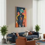 تابلو بوم هویت محو / طرح اختصاصی لوکس بوم