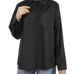 شومیز بیسیک پوپلین زنانه ریس کدRees1020054