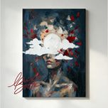 تابلو بوم ذهن ابری/ طرح اختصاصی لوکس بوم