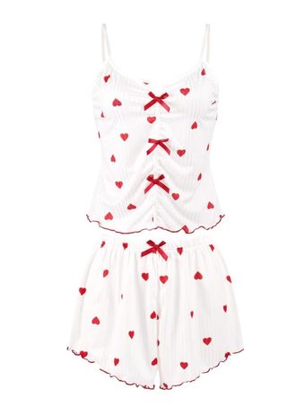 تاپ و شورتک قلبی جلو پاپیونی