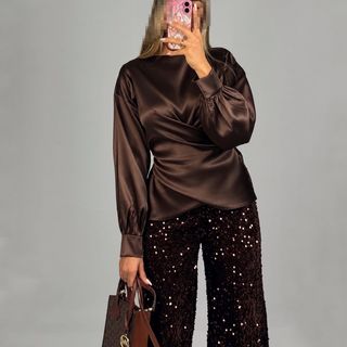 شومیز ساتن Choco