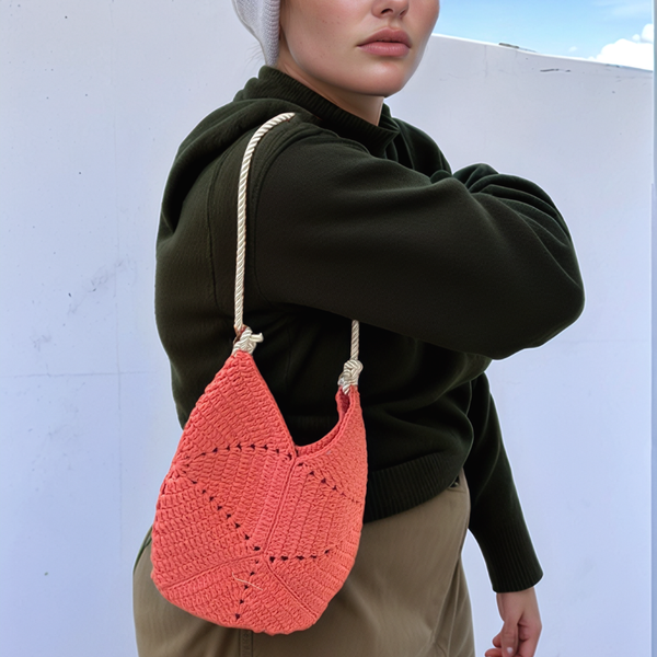 کیف رودوشی دستبافت زنانه شاهو کد: 41100