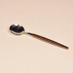 قاشق چای خوری دسته چوبی
