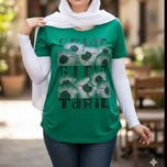تیشرت شیک مجلسی زنانه سبز