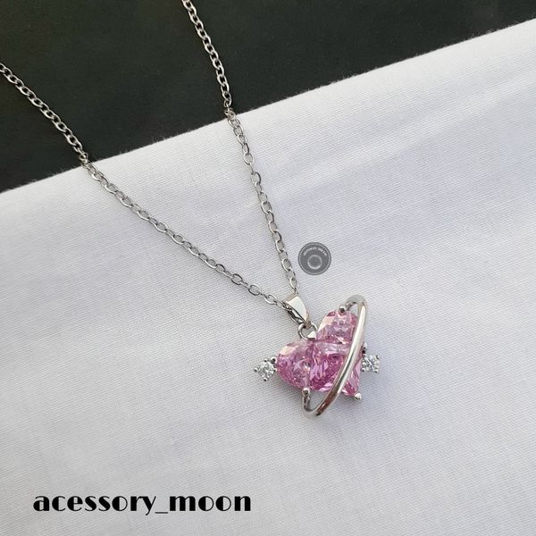 گردنبند قلب زحل🪐❤️