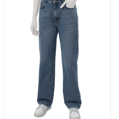شلوار جین Straight فاق بلند زنانه کدsuperdryW17S50503C