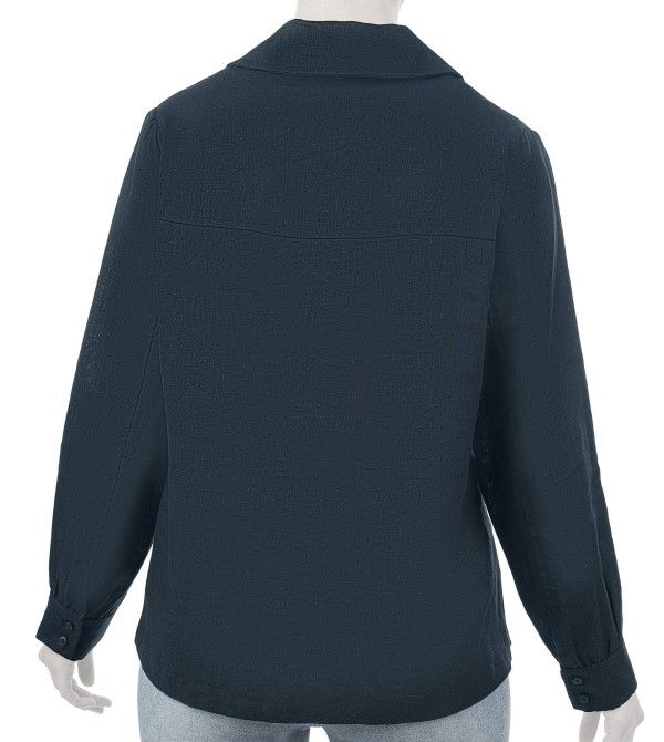 شومیز لینن بیسیک زنانه ریس کدRees1020057