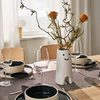 گلدان مینیمال ایکیا سری FROVAXT white