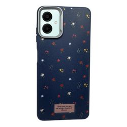 کاور طرح چرمی مدل گل ریز مناسب برای گوشی موبایل سامسونگ Galaxy A06