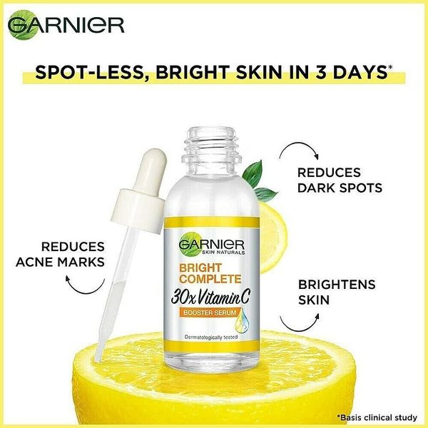 سرم ویتامین سی گارنیر جوانساز Garnier Light Complete