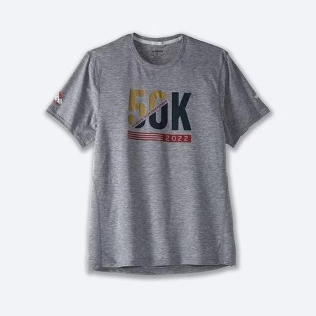 تیشرت خاکستری بروکس