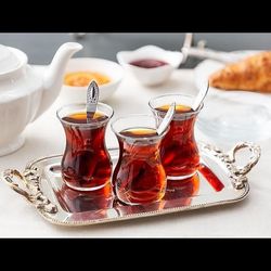 استکان کمرباریک پاشاباغچه مدل آسکادار کد 42021 - (ست 6 عددی)