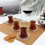 استکان کمرباریک پاشاباغچه مدل آسکادار کد 42021 - (ست 6 عددی)