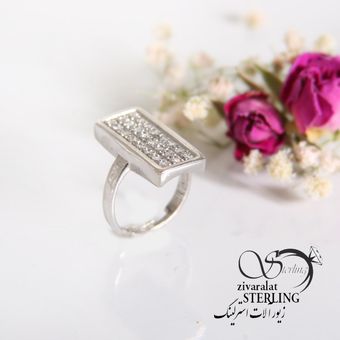 انگشتر نقره زنانه کد 4227
