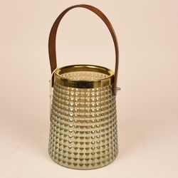 گلدان دسته چرمی