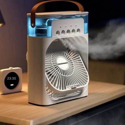 پنکه رومیزی -بخوردار (مه پاش)-زمان دار-چراغ دار-چند حالته