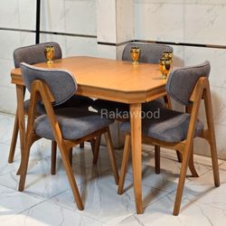 ست صندلی و میز نهارخوری مدل الیت