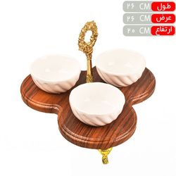 سینی 3 پیاله مثلث احسان