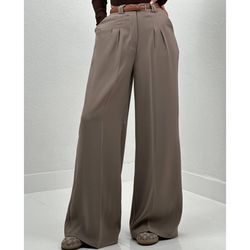 شلوار فول بگ کرپ سان