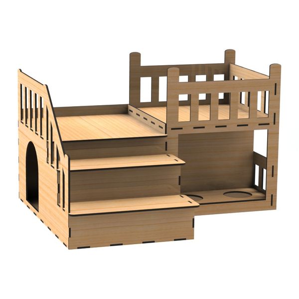 جای خواب خرگوش و همستر کد B40