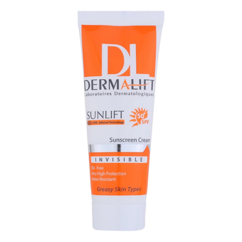 کرم ضد آفتاب پوست چرب spf50 بی رنگ درمالیفت