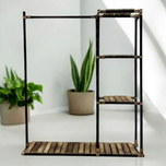 رگال لباس و طبقه فلز و چوب مدل سُرنا