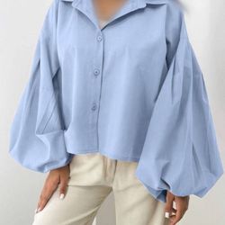 شومیز آستین پفی