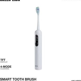مسواک برقی گرین لاین Green Lion Smart Tooth Brush with TFT Display GNSTBRUTFTWH دارای سری اضافه