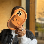 قاب دمپایی خرسی / آیفون / (کدC1893)