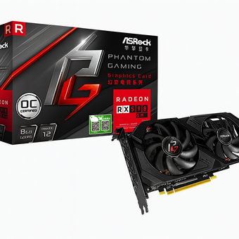 کارت گرافیک ازراک مدل Radeon RX 590 GME Phantom Gaming 8G OC حافظه 8 گیگابایت