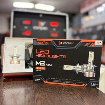 ​هدلایت خودرو کانپکس Conpex مدل M2 Mini پایه H7 (بسته دو عددی)