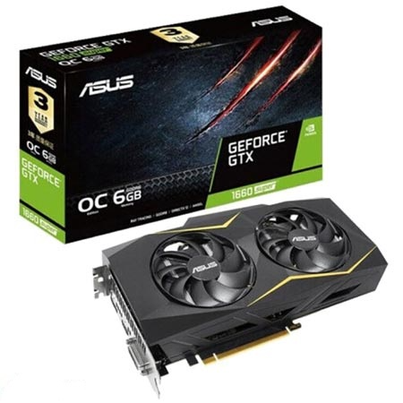 کارت گرافیک ایسوس مدل GTX 1660 SUPER OC 6GB  (استوک)
