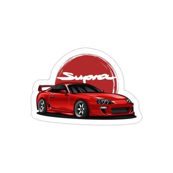 استیکر ماشین مدل سوپرا Supra