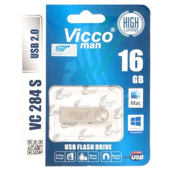 نقره ای Vicco man VC284 S USB2.0 Flash Memory-16GB