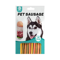سوسیس تشویقی سگ ان فور پی با سه طعم مختلف N4p Dog Snack Sausage بسته 30 عددی