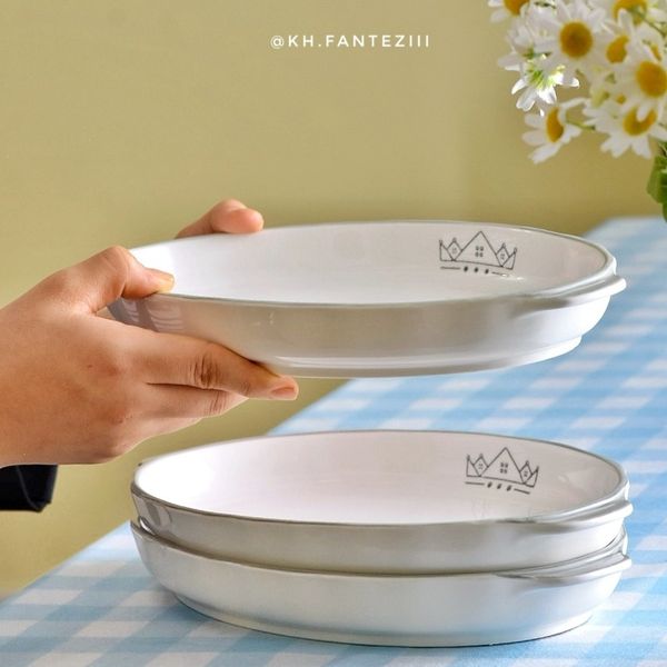 تابه سفید بیضی کد c3.5
