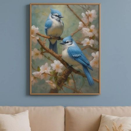 طرح‌ پرنده‌ی آبی