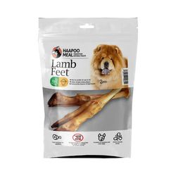 تشویقی سگ هاپومیل مدل پاچه بره کد Lamb Feet M وزن 150 گرم