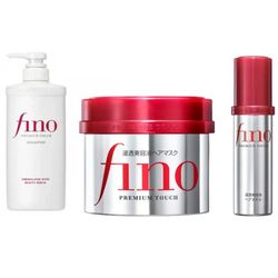 پک احیا کننده مو شامپو + ماسک مو + روغن مو فینو fino پریمیوم تاچ