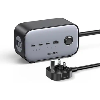 چندراهی برق و شارژر رومیزی UGREEN مدل DigiNest Pro (3C1A) CD270 100W - مشکی (گارانتی 18 ماهه آسان پیشرو)(60167)