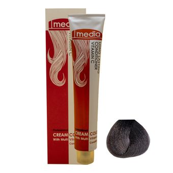 رنگ مو مدیا سری کاکائویی شماره 4.53 حجم 100 میلی لیتر رنگ قهوه ای کاکائویی تیره