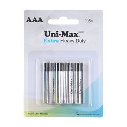 باتری نیم قلم Uni-Max AAA مدل Extra Heavy Duty R03P (بسته 4 عددی)