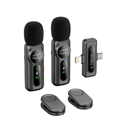 میکروفون بی سیم Wiwu Type-C/Lightning مدل Wi-WM007 - مشکی (گارانتی شش ماهه شرکتی)