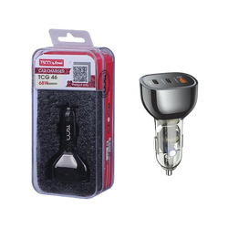 شارژر فندکی PD و فست سه پورت TSCO مدل TCG 46 68W - مشکی (گارانتی 12 ماهه تسکو)