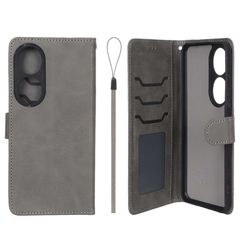 کیف موبایل مگنتی درجه یک داخل خز MNC Plus مدل Honor 90 - خاکستری