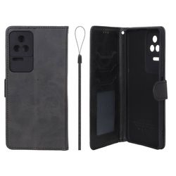کیف موبایل مگنتی درجه یک داخل خز MNC Plus مدل Xiaomi Poco F4 / K30S - مشکی
