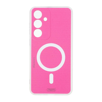 قاب Colorful Magic طرح مگ سیف محافظ لنزدار Samsung Galaxy S24 FE - صورتی فانتزی