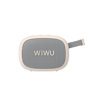 اسپیکر بی سیم Wiwu مدل GO FUN H1 - کرم - پک ضعیف (گارانتی شش ماهه شرکتی)